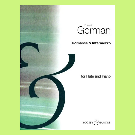 Edward German - Romance & Intermezzo Flute with Piano Accompaniment Book