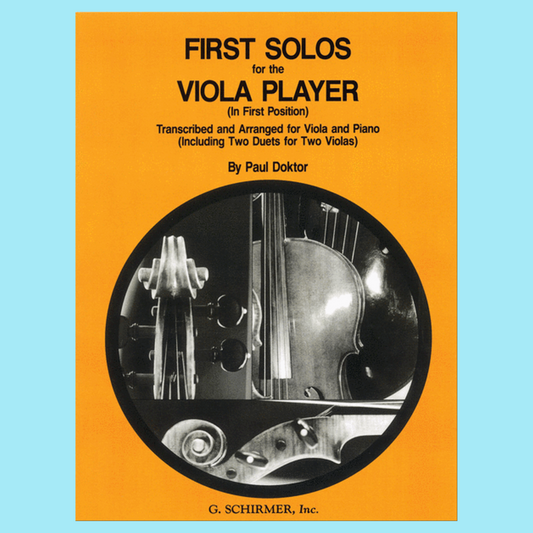 First Solos For The Viola Player Book