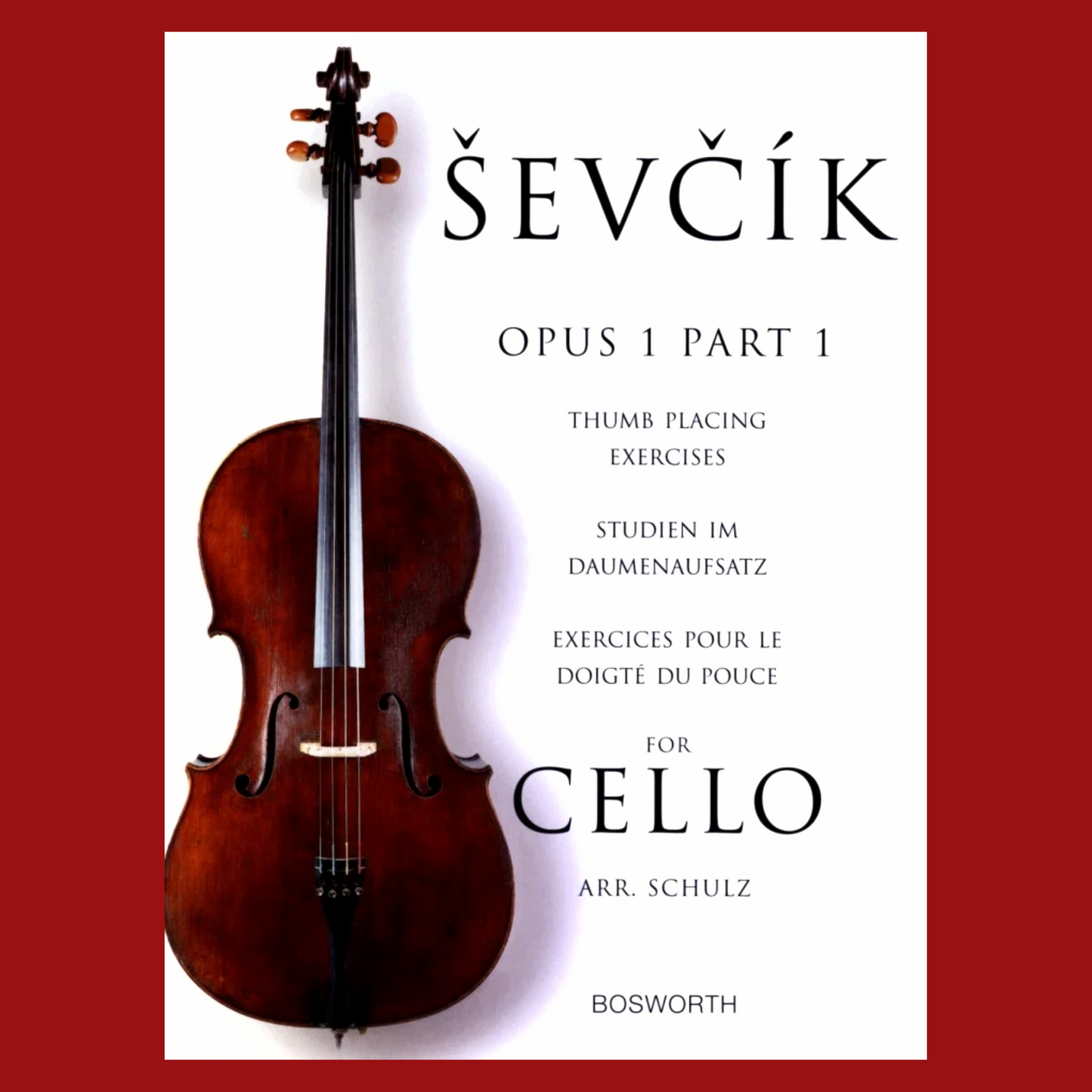Otakar Sevcik - Cello Studies Opus 1 - Part 1 Book