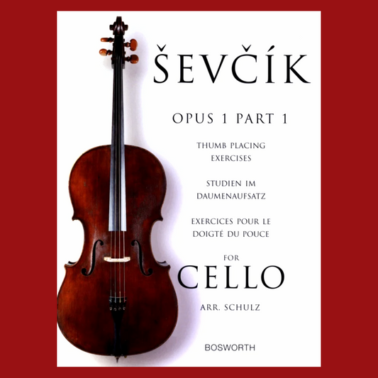 Otakar Sevcik - Cello Studies Opus 1 - Part 1 Book