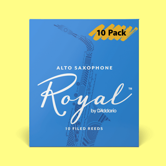 D'Addario - 2.0 Alto Saxophone Royal Reed (10 Pack) - Beginners