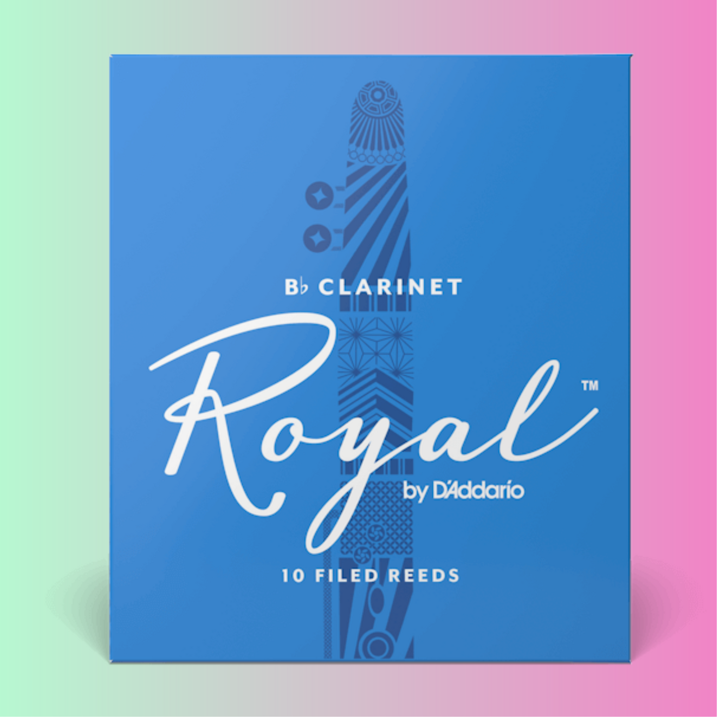 D'Addario 2.0 Bb Clarinet Royal Reed (Single) - Perfect for Beginners