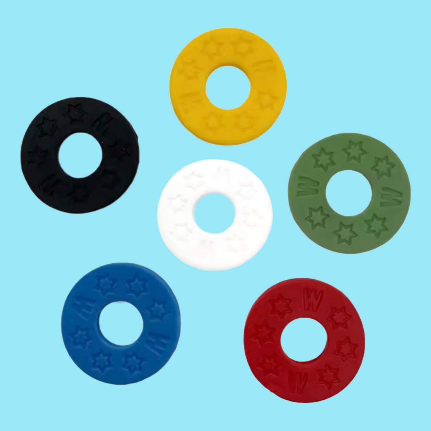 Musicworx - Red & Yellow Strap Blocks (4 Pack)