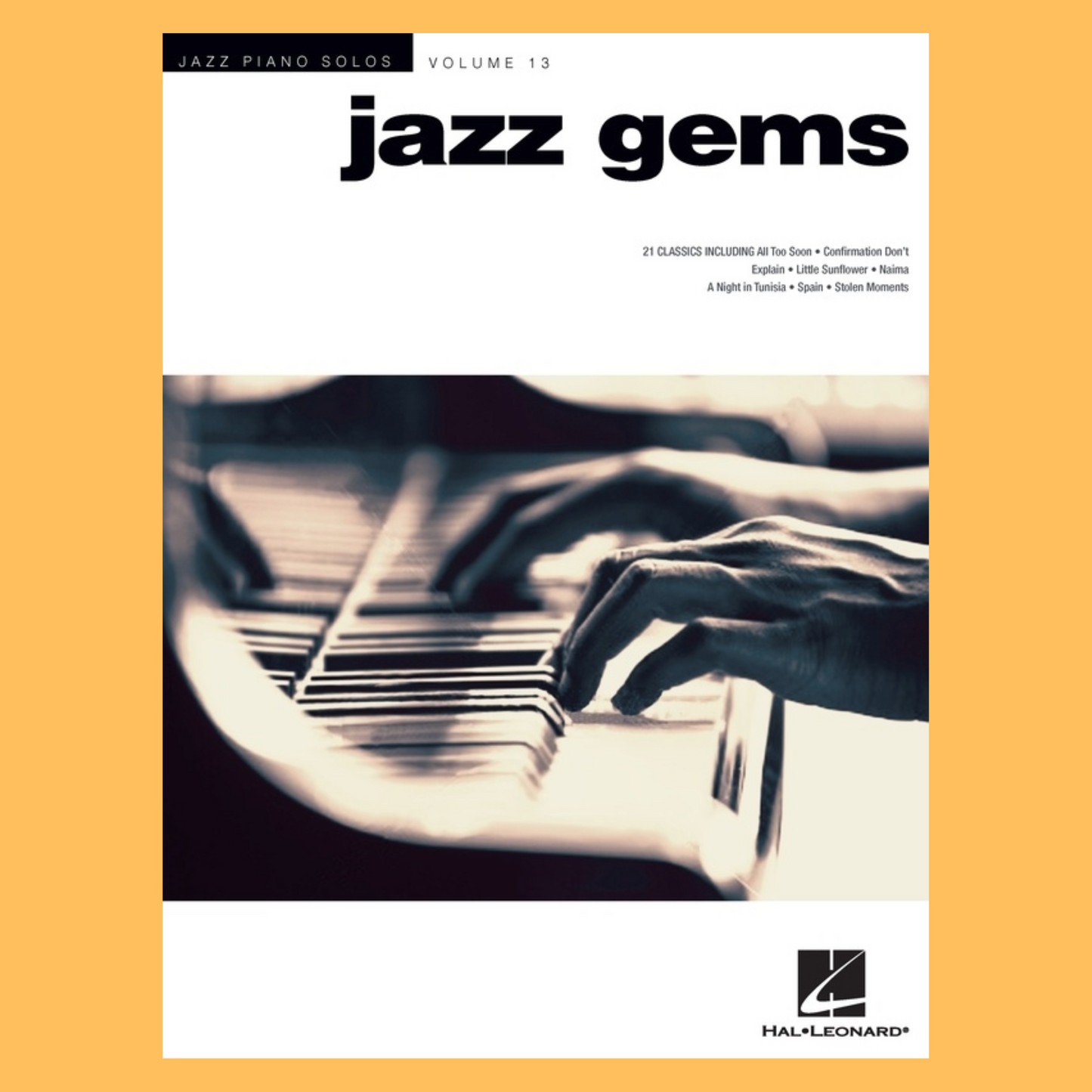 Jazz Gems - Jazz Piano Solos Volume 13 Book (21 Songs)
