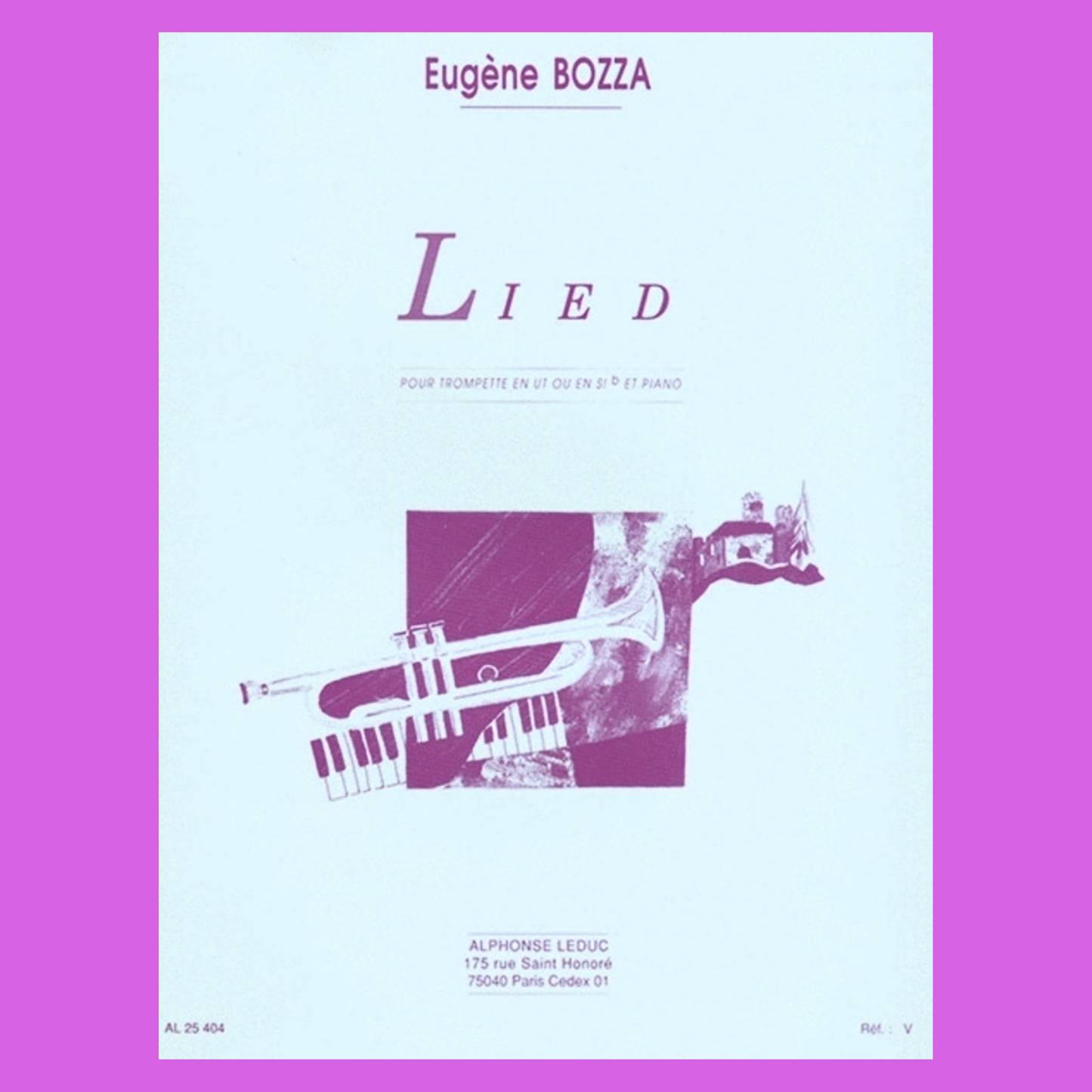 Eugene Bozza - Lied for Trumpet and Piano Book