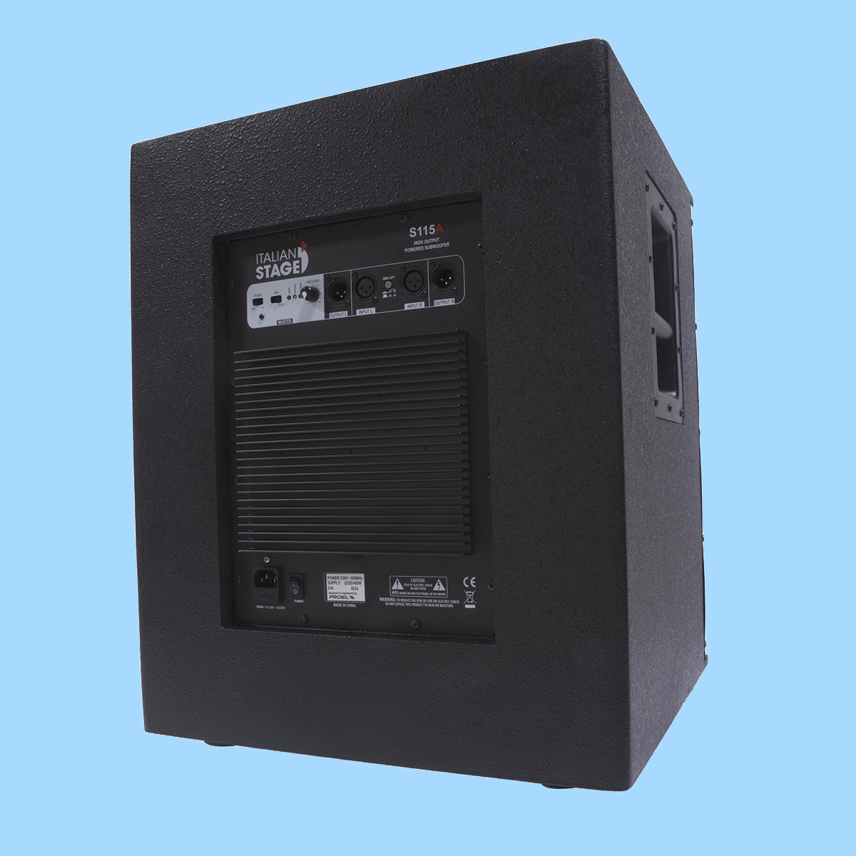 Italian Stage 15" Active Subwoofer