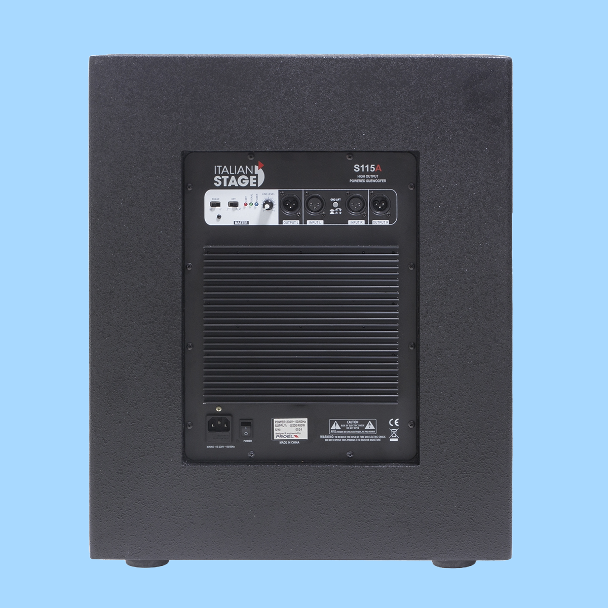Italian Stage 15" Active Subwoofer