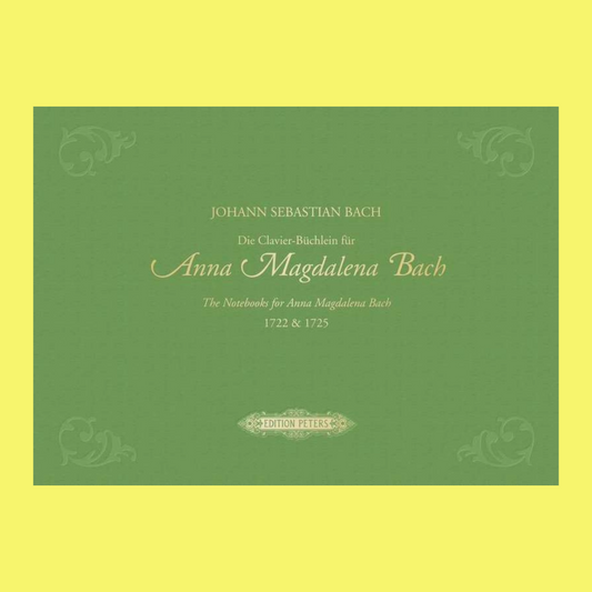 Notebooks For Anna Magdalena Bach 1722 & 1725 Piano - Clothbound Hardcover Book