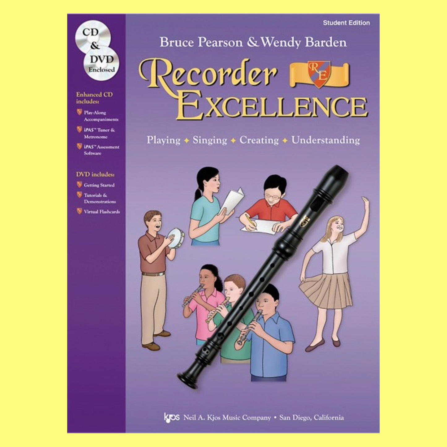Recorder Excellence - Student Book/CD/DVD/Ipas