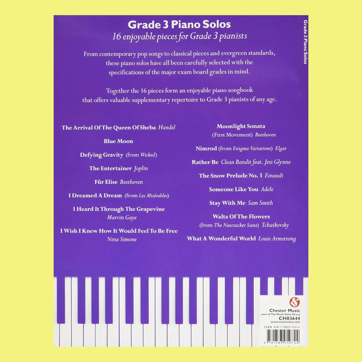 Grade 3 Piano Solos Book - 16 Enjoyable Pieces for Grade 3 Pianists