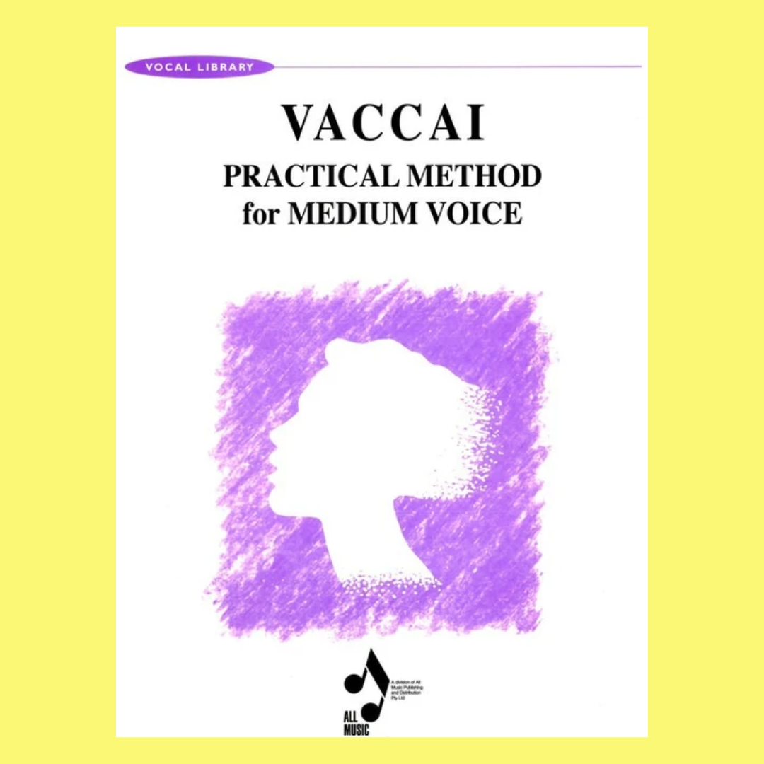 Vaccai - Practical Method Medium Voice Book