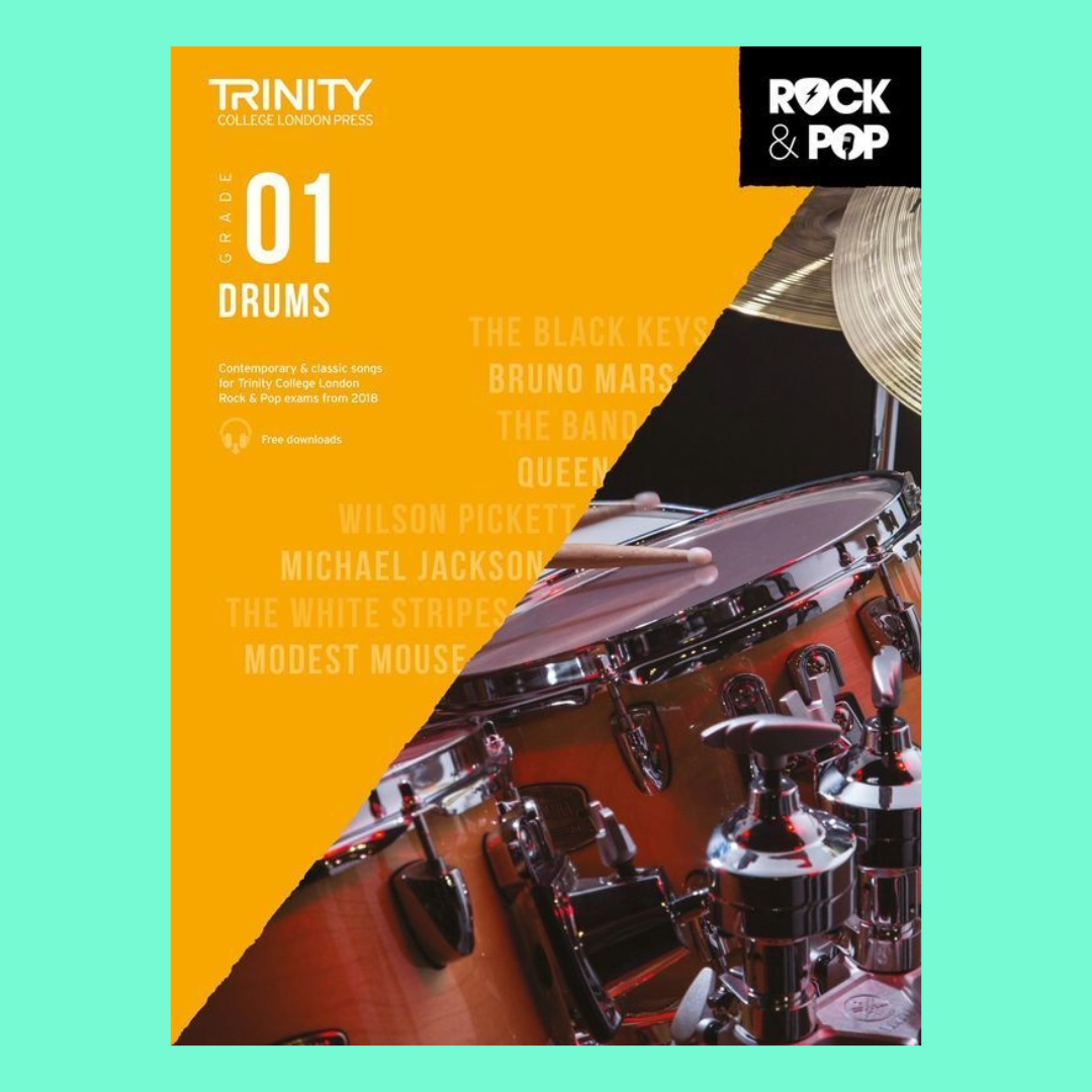 Trinity Rock & Pop Drums Grade 1 Book (2018)