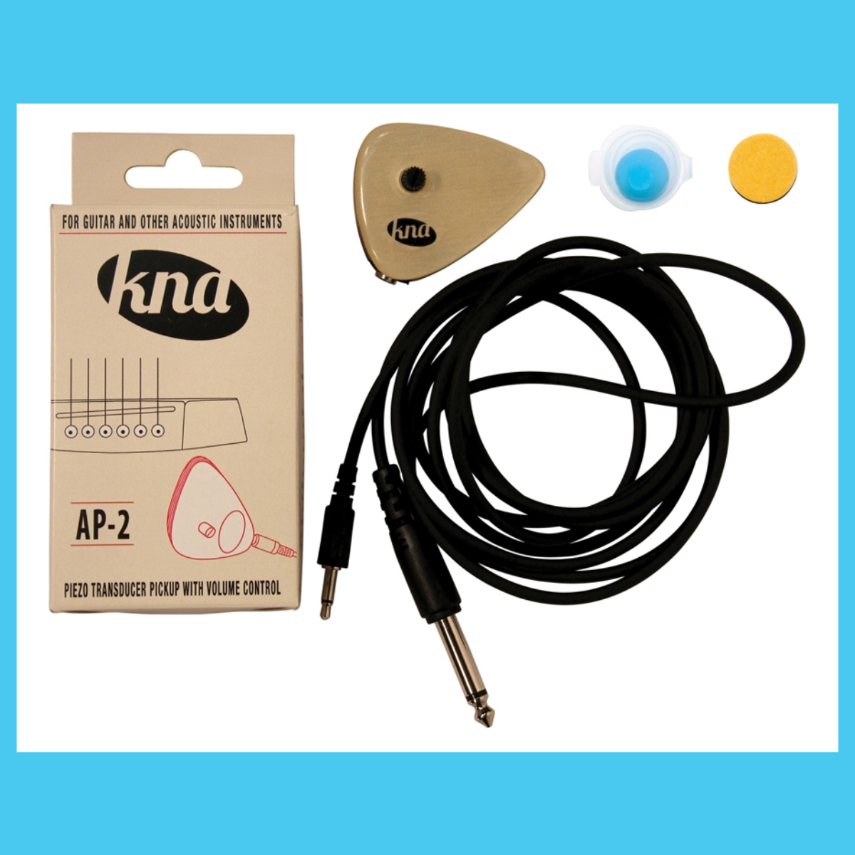 Acoustic Instrument Pickup with Volume Control (KNA AP-2)