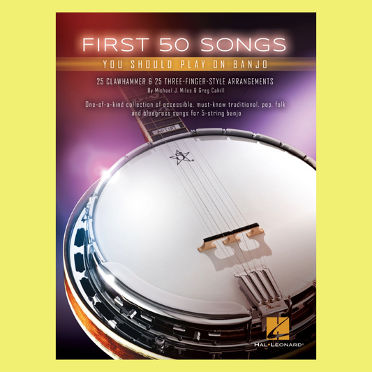 First 50 Songs You Should Play On Banjo Book