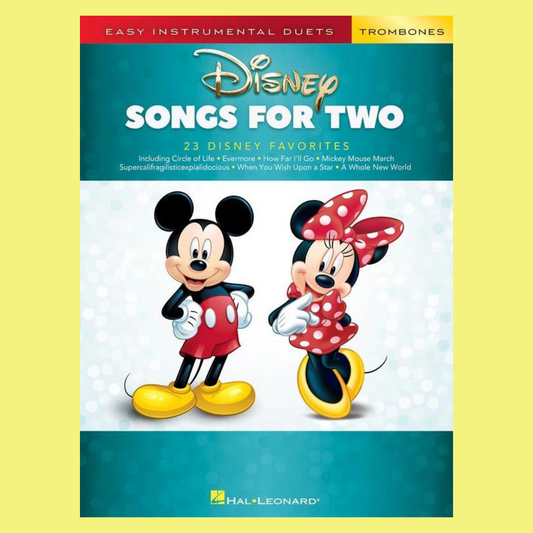 Disney Songs For Two - Trombones Book