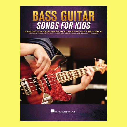 Bass Guitar Songs For Kids -  Bass Tab Book