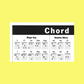 Left Hand Guitar Chord Chart Book