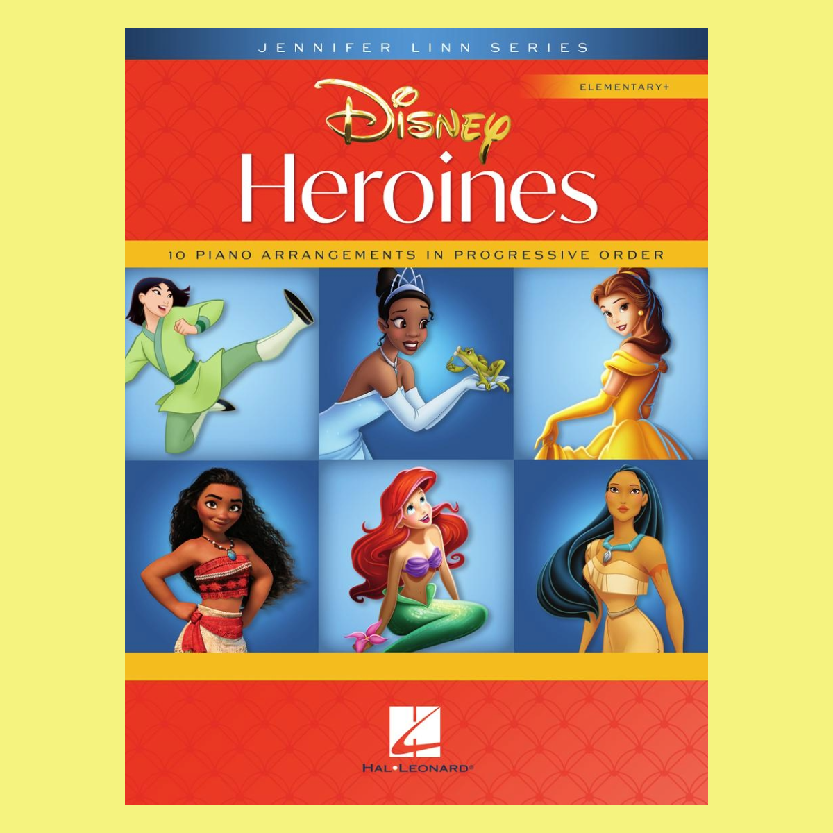 Disney Heroines - 10 Piano Arrangements Elementary Level Book