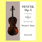 Sevcik Viola Studies Opus 3 - 40 Variations Book