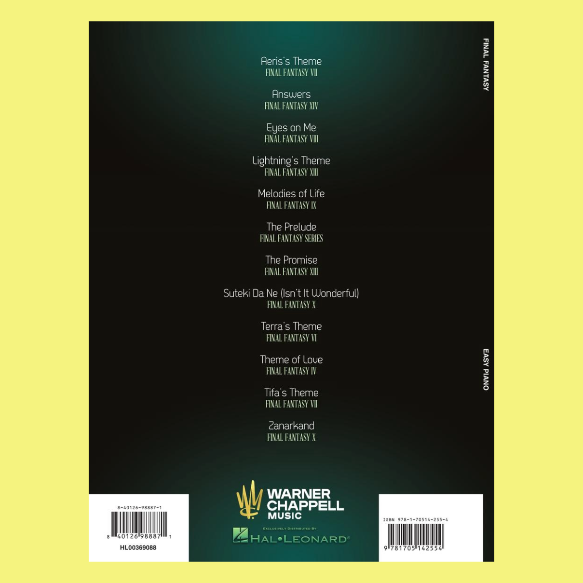 Final Fantasy Selections - Easy Piano Songbook
