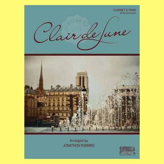 Debussy Clair De Lune Clarinet and Piano Book