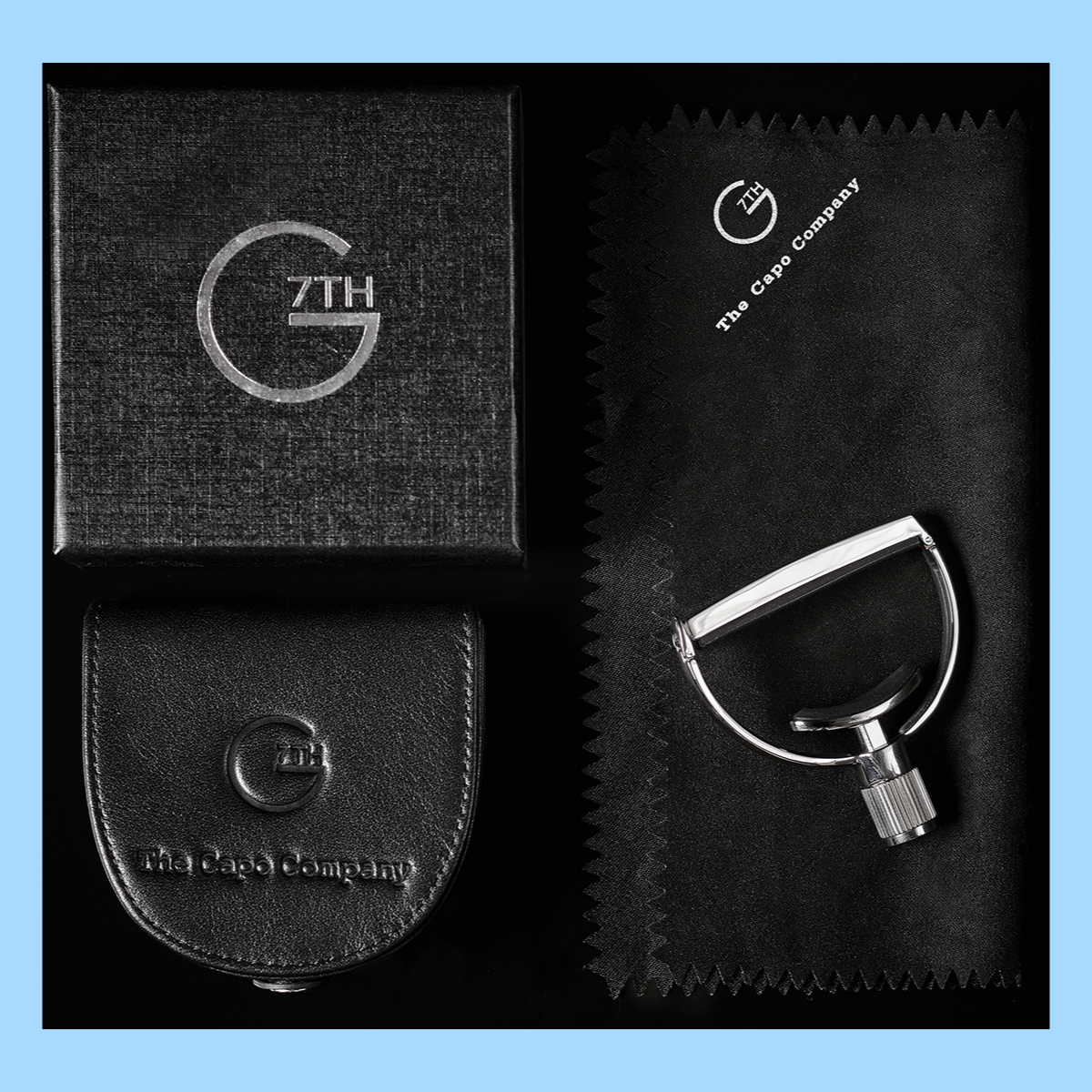 G7th Heritage Wide Silver Capo - Style 2