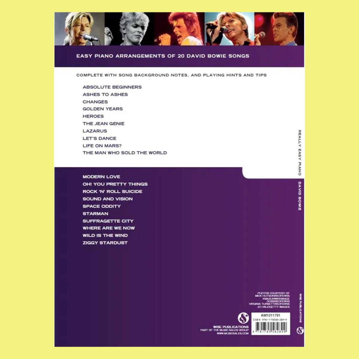 David Bowie Songbook - Really Easy Piano (20 Hit Songs)
