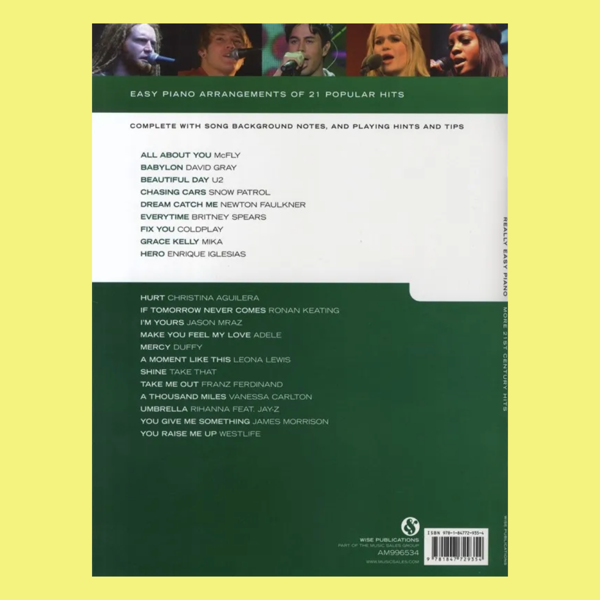 More 21st Century Hits - Really Easy Piano Book