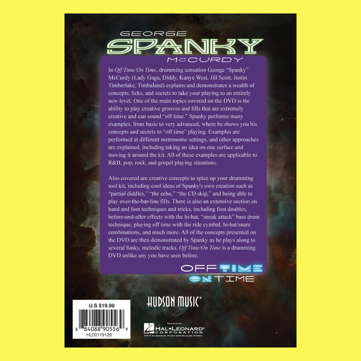 George Spanky McCurdy - Off Time/On Time Drumming DVD
