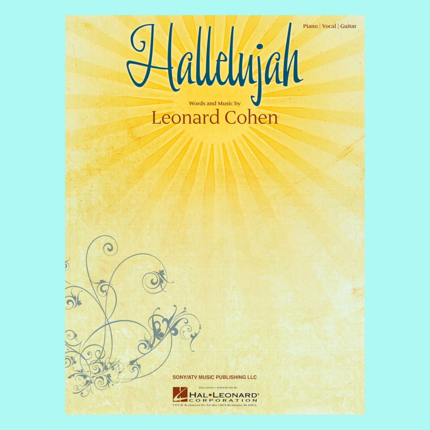 Leonard Cohen Hallelujah - Piano/Vocal/Guitar Sheet Music