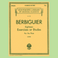 Berbiguier - 18 Exercises Or Etudes For Flute Book