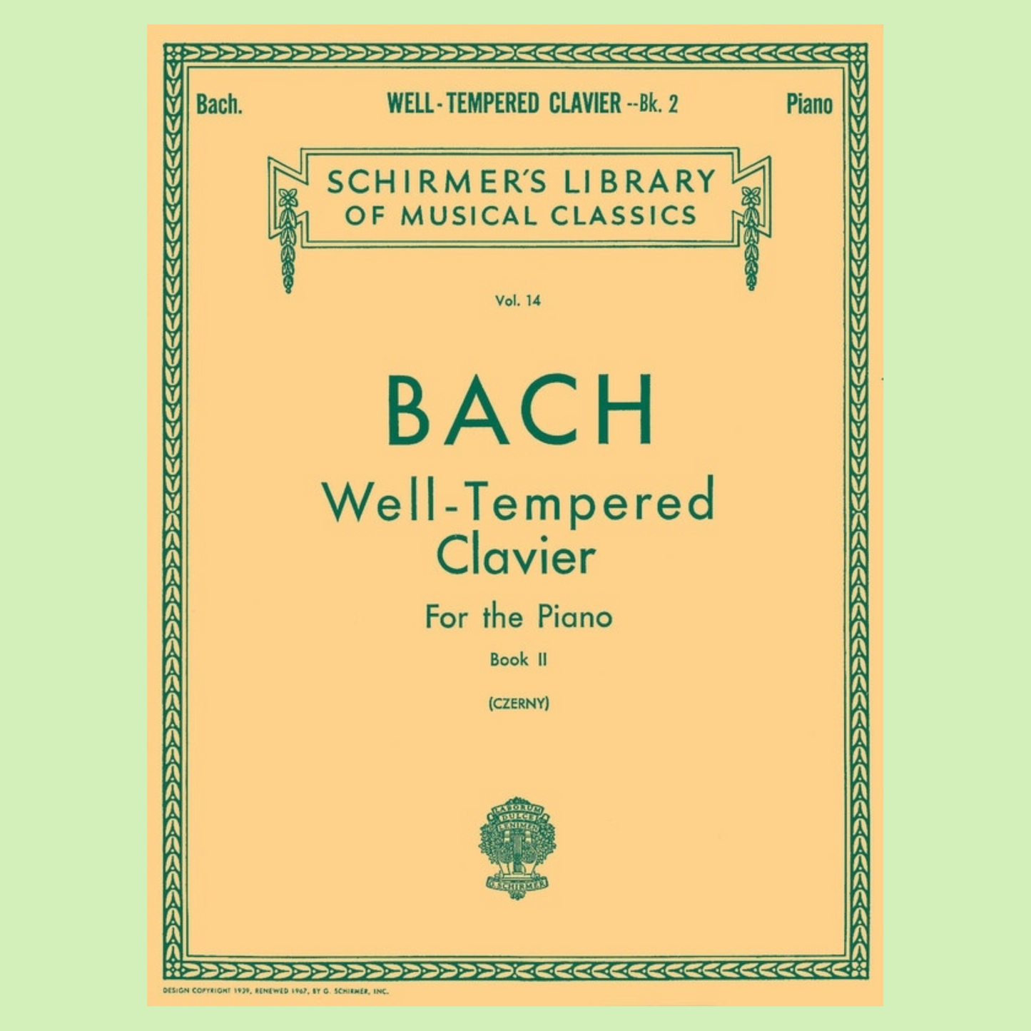 Bach - Well Tempered Clavier - 48 Preludes and Fugues Piano Book 2