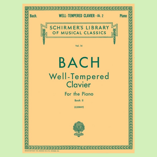 Bach - Well Tempered Clavier - 48 Preludes and Fugues Piano Book 2