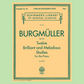 Burgmuller - 12 Brilliant and Melodious Studies Op 105 Piano Book