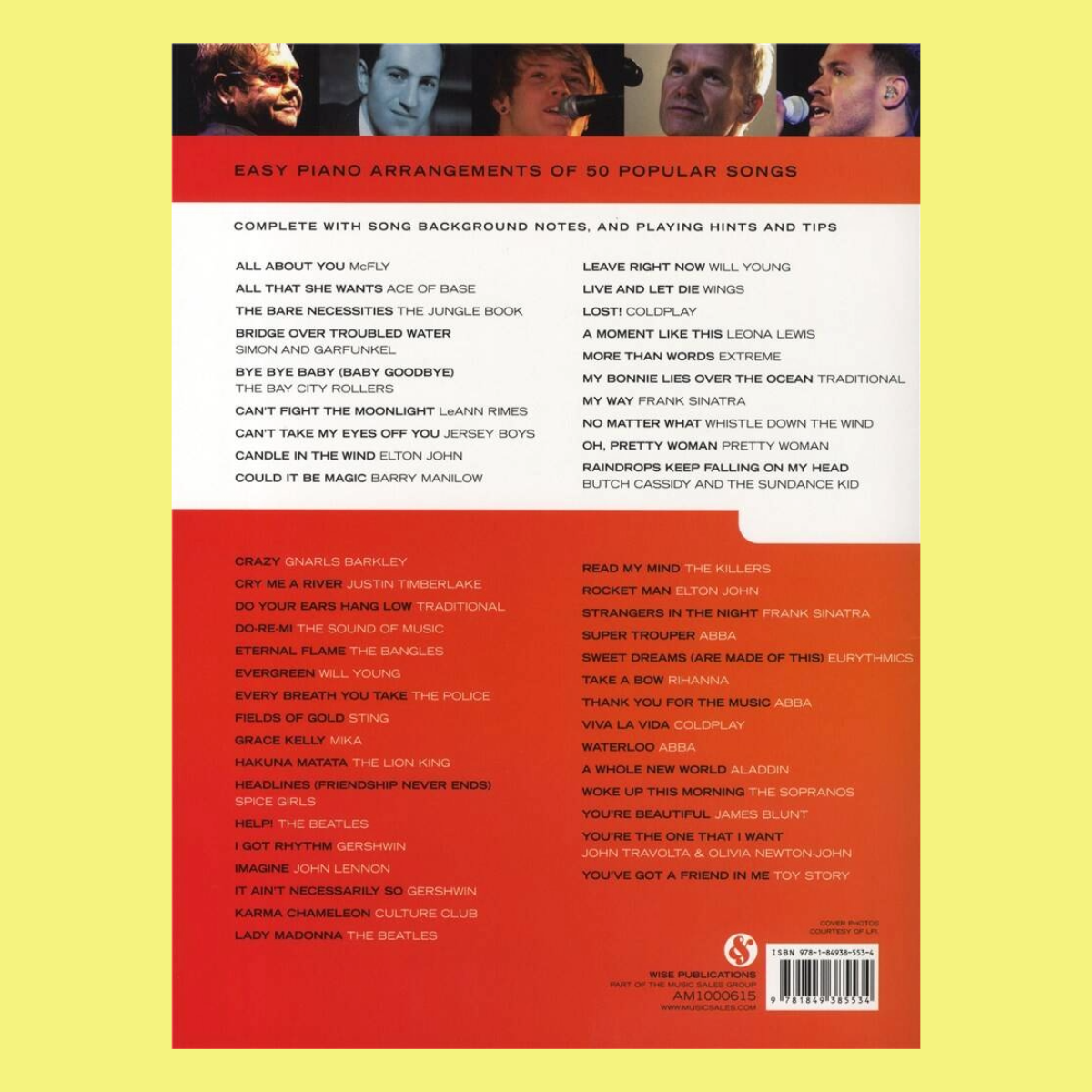 50 Hit Songs - Really Easy Piano Book