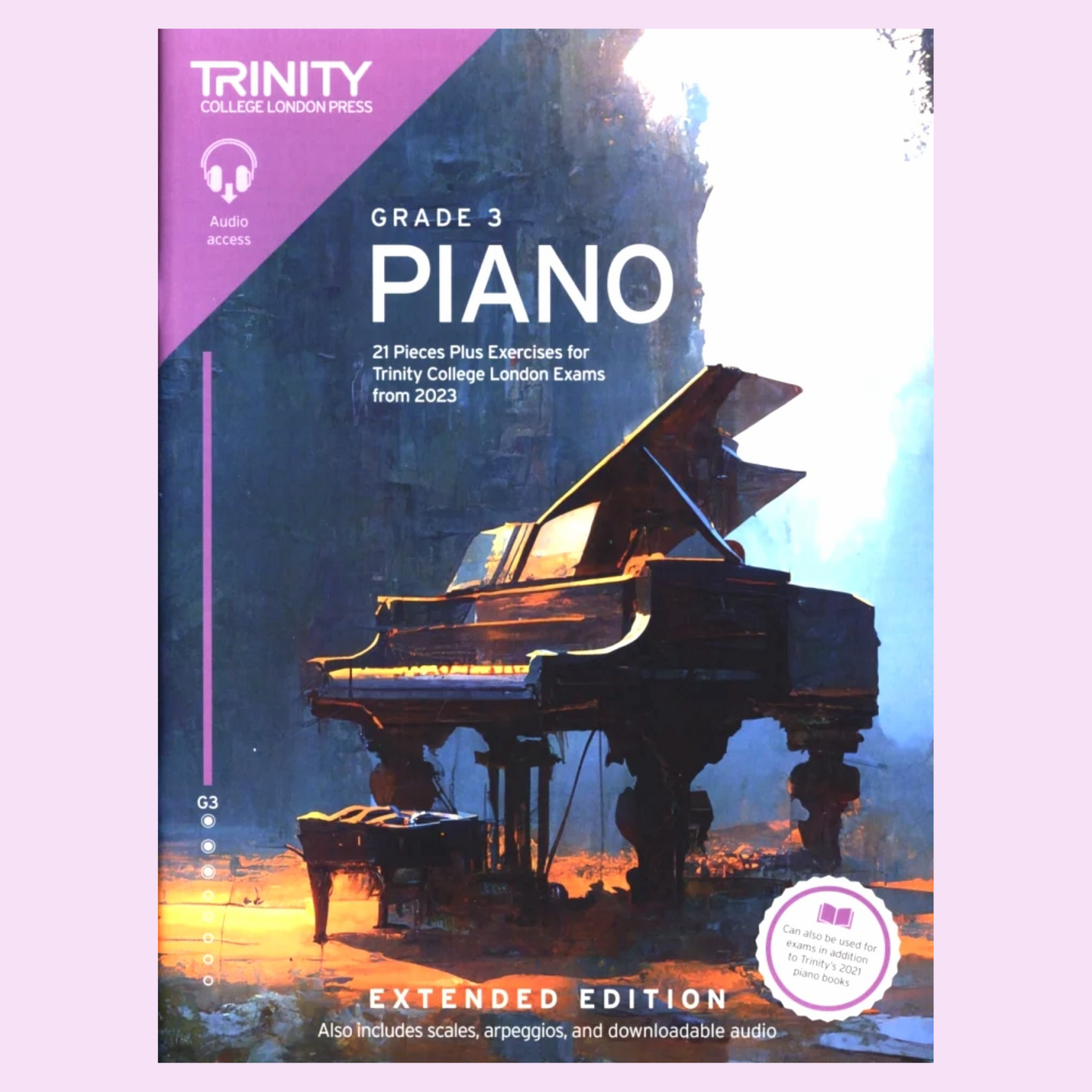 Trinity Piano Exam Pieces & Exercises - Grade 3 Extended Edition with Audio (2023)