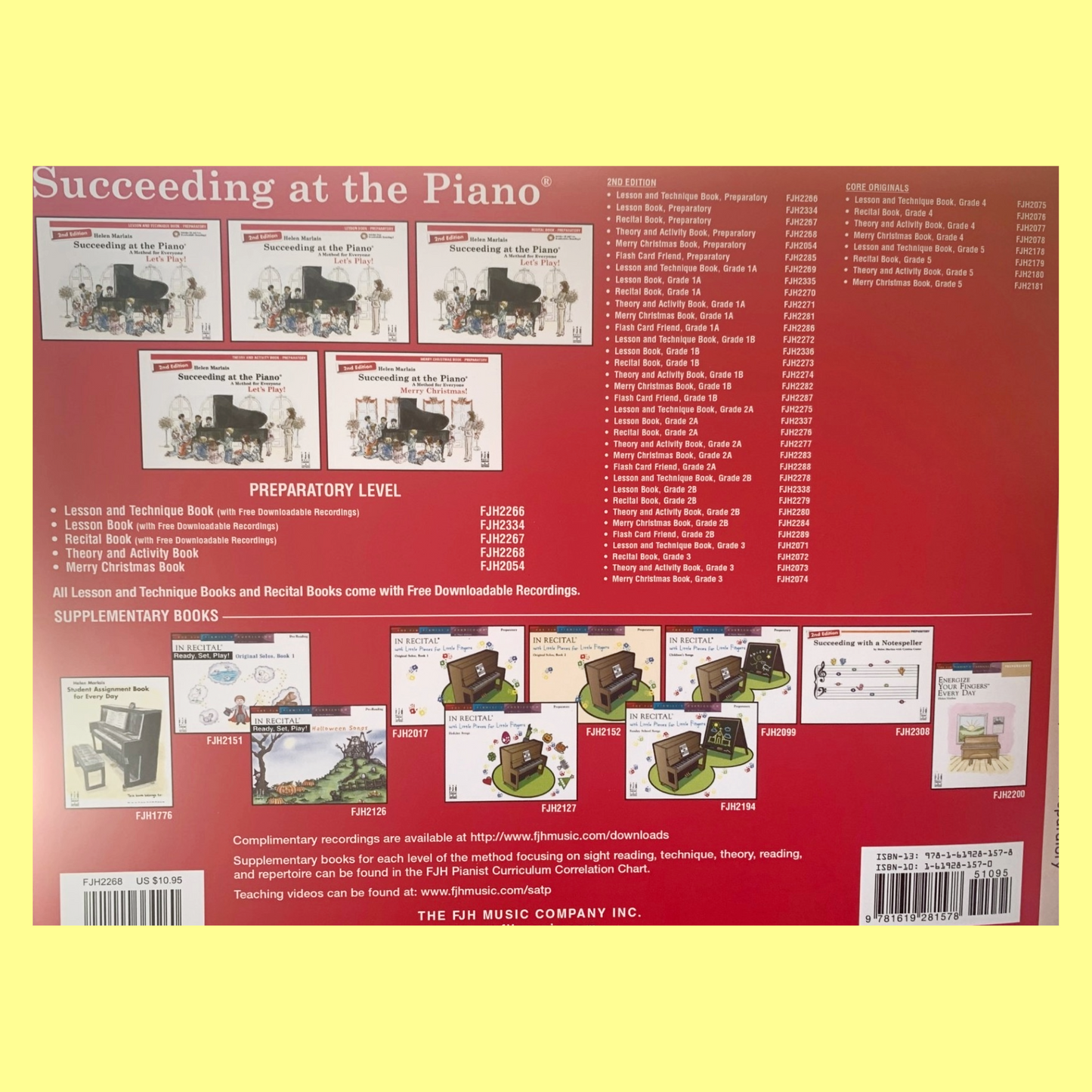 Succeeding At The Piano - Preparatory Theory & Activity Book (2nd Edition)