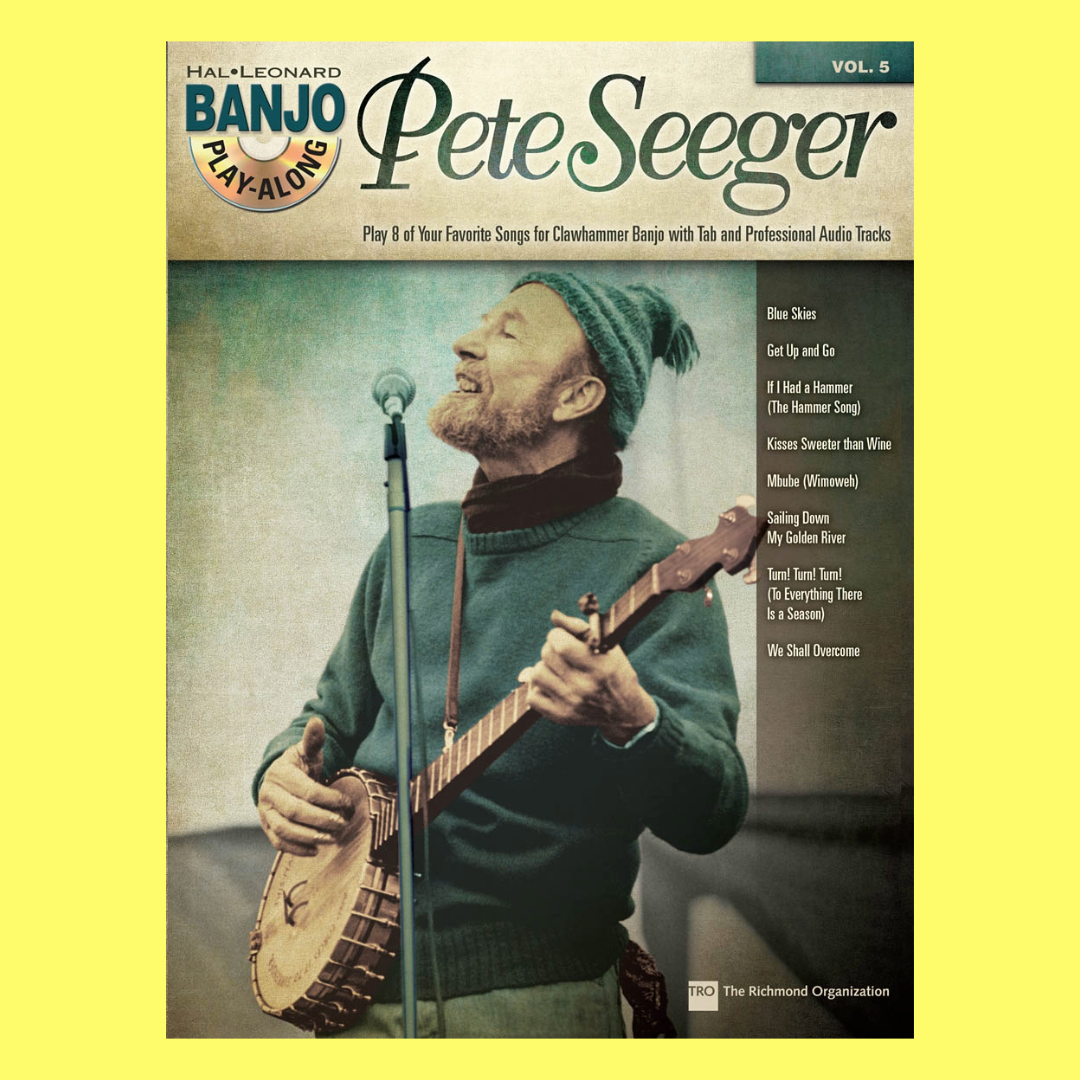 Pete Seeger Banjo Play Along Volume 5 Book/Cd