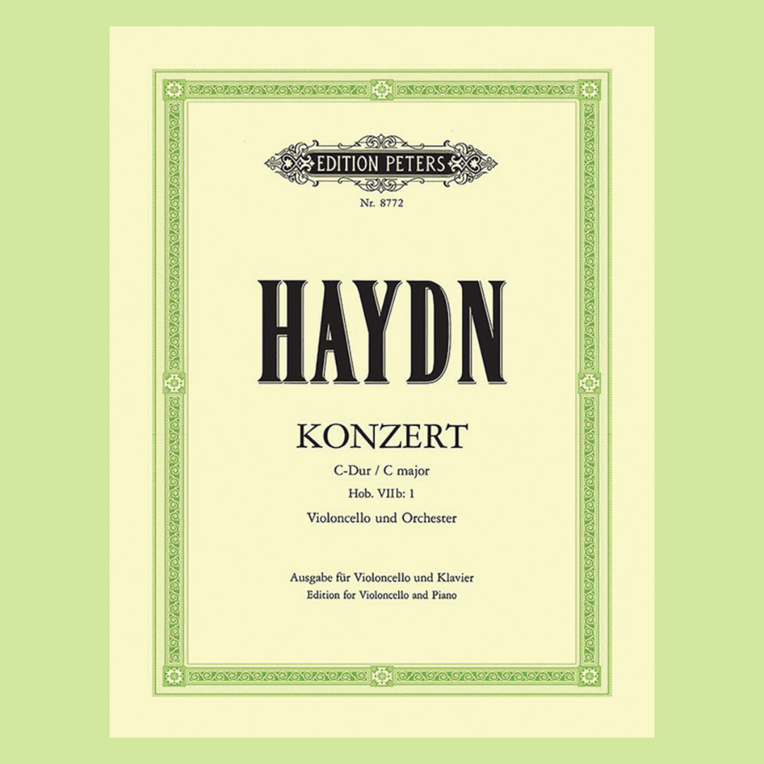 Haydn - Concerto Hob 7B No 1 C Cello/Piano Urtext