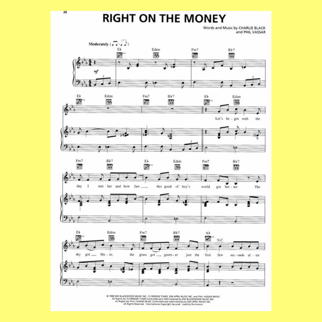 Alan Jackson Greatest Hits Volume 2 Book PVG