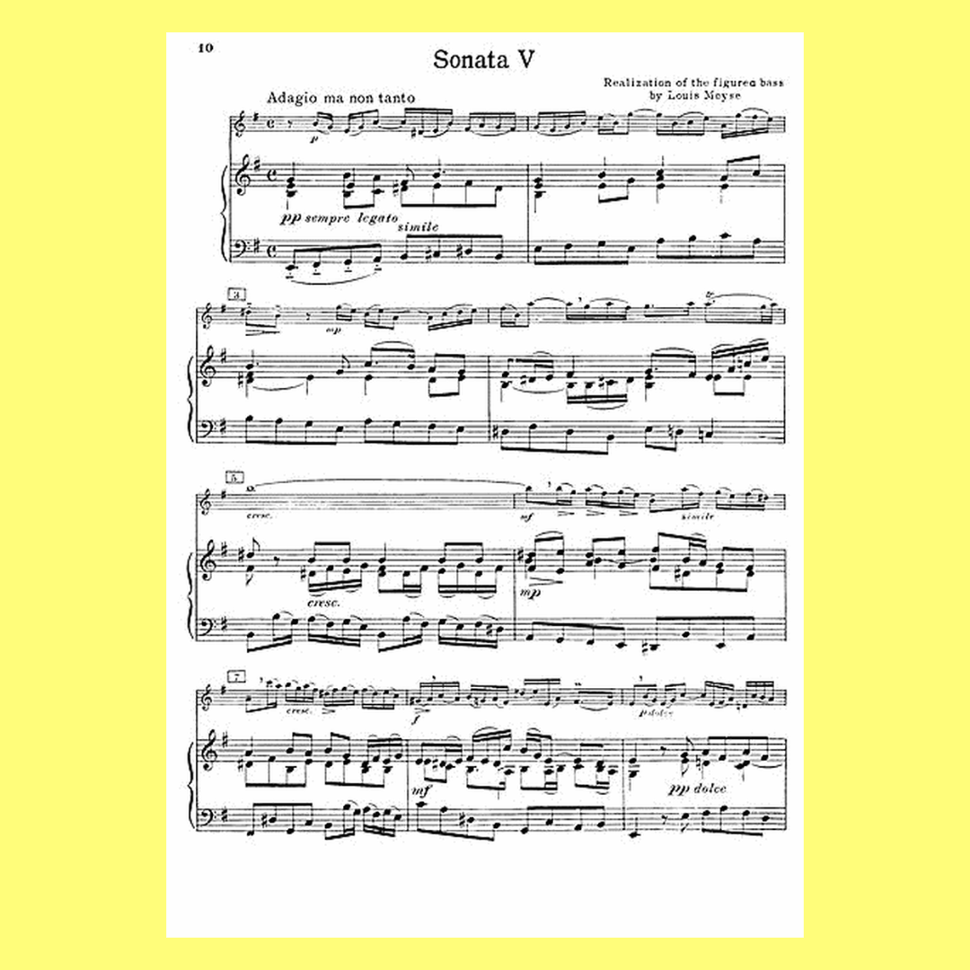 JS Bach - Sonatas Volume 2 for Flute and Piano Nos 4-7 Book