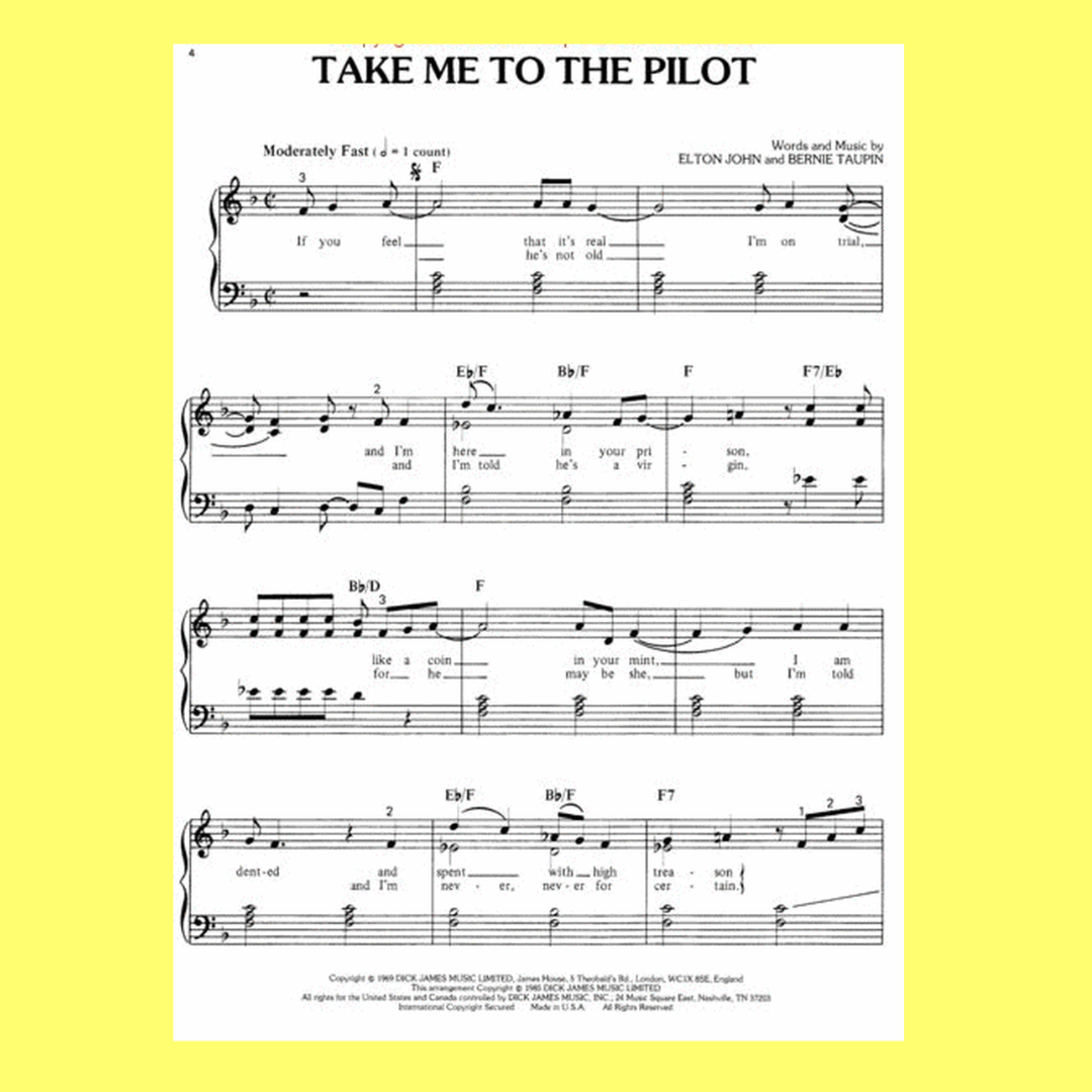 Elton John Anthology - Easy Piano 2nd Edition Book