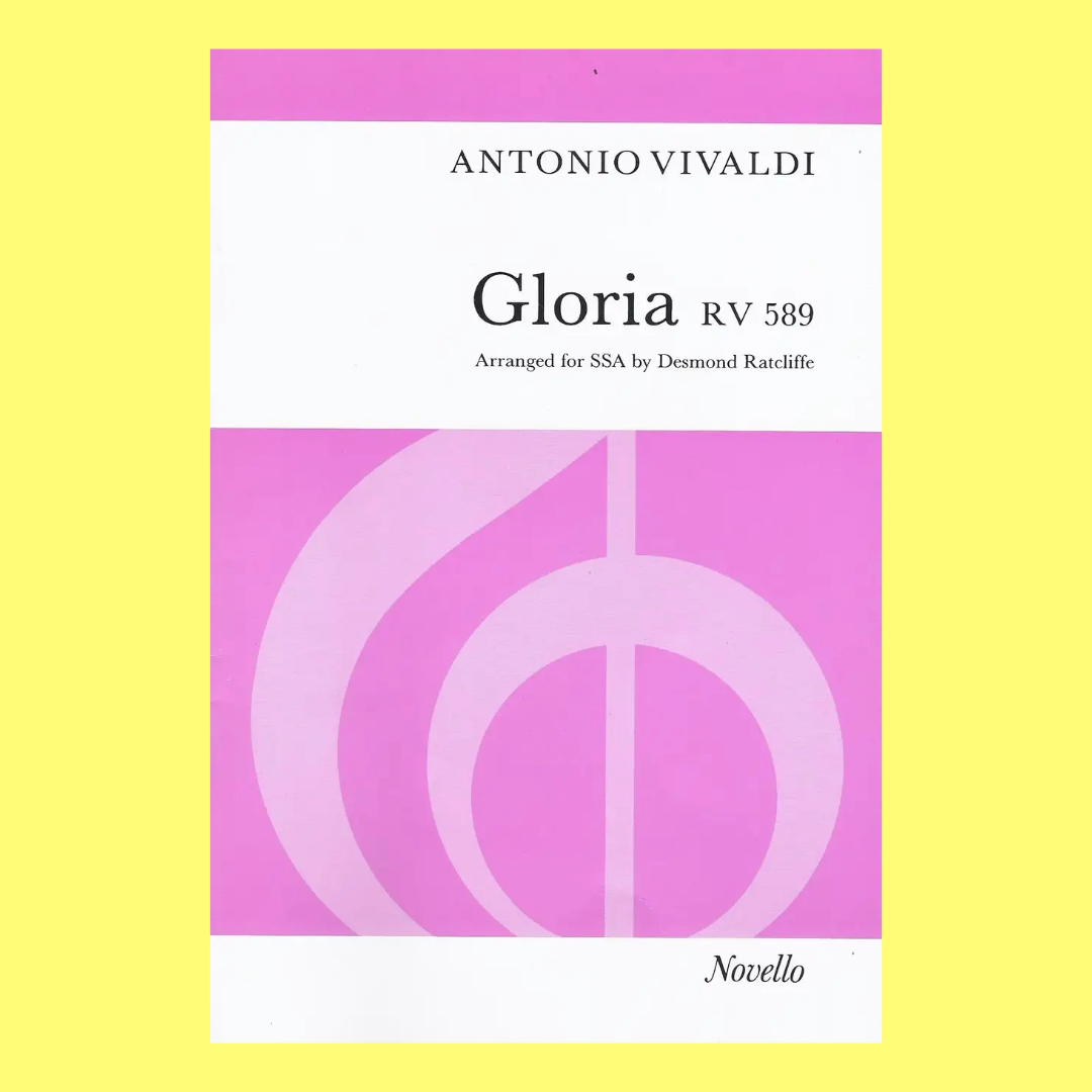 Vivaldi - Gloria Rv 589 Ssa Vocal Score