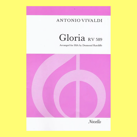 Vivaldi - Gloria Rv 589 Ssa Vocal Score
