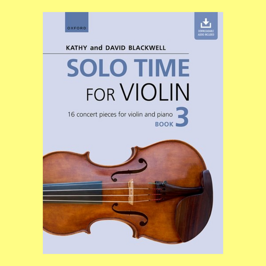 Solo Time For Violin Bk 3 Bk/Ola