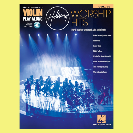 Hillsong Worship Hits Violin Playalong V78 Bk/Ola