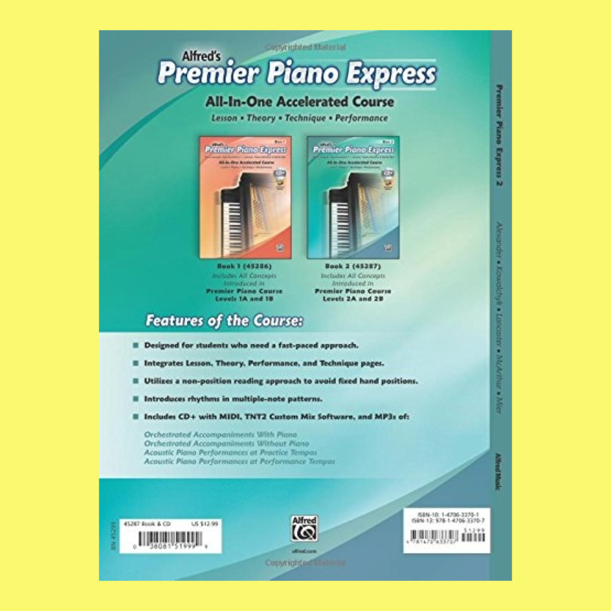 Alfred's Premier Piano Express Book 2 (Book/Olm)
