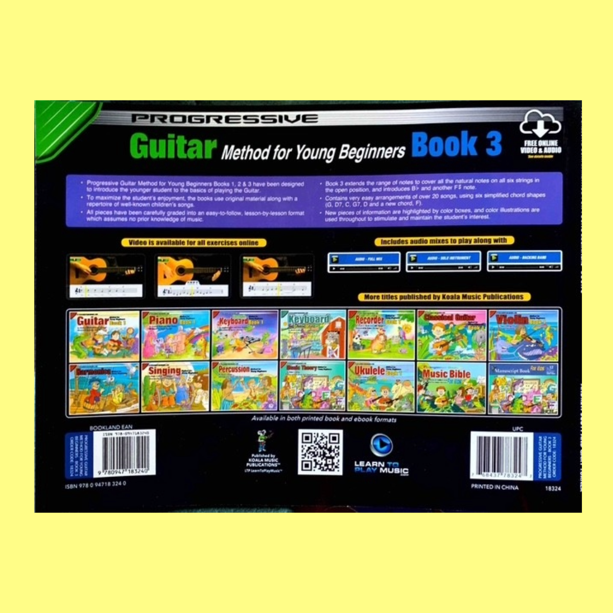 Progressive Guitar Method For Young Beginners Book 3 (Book/Ola)