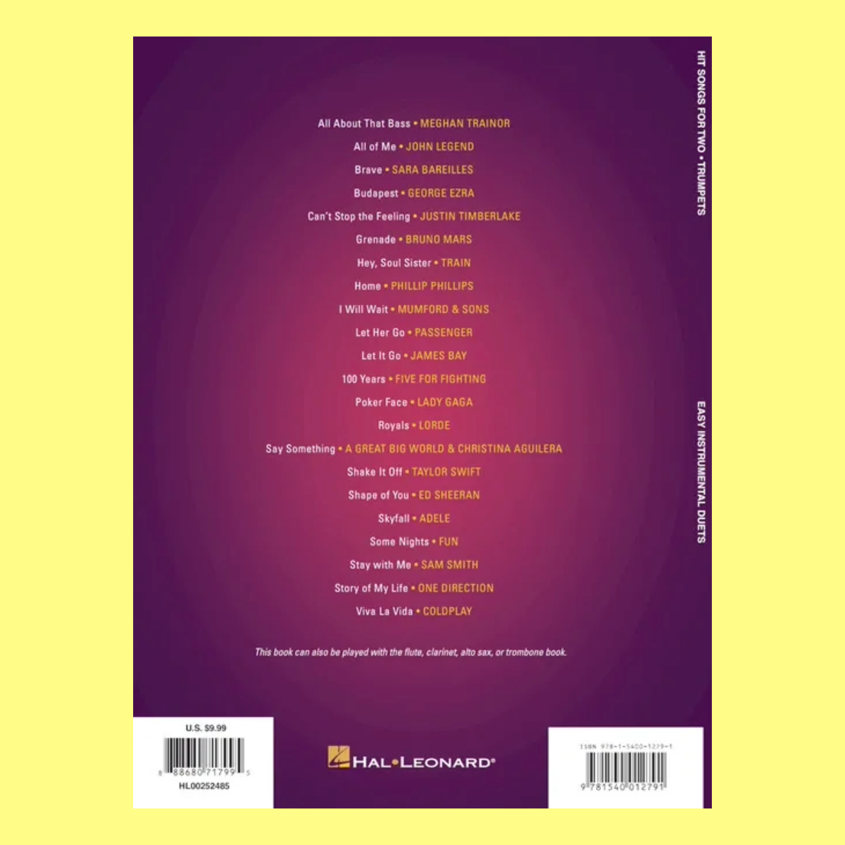 Hit Songs For Two Trumpets - Duet Book