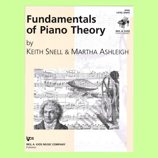 Fundamentals Of Piano Theory - Level 8 Book